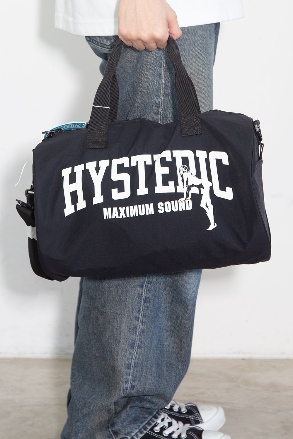 ヒステリックグラマー　PATCH SCRATCH ミニボストンバッグ HYSTERIC GLAMOUR - PATCH SCRATCH ミニボストンバッグ