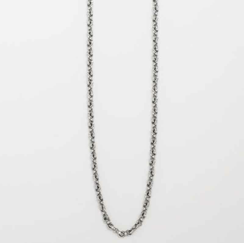 お取り寄せ 送料無料 アクセサリー gerochristo ジェロクリスト Handmade Heavy Double Loop Chain Necklace / GN006 50.0cm 返品交換不可