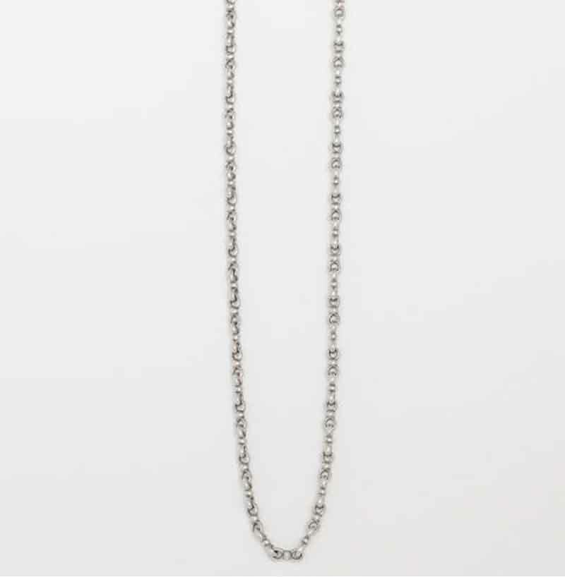 お取り寄せ 貨物輸送無料 佩び物 gerochristo ジェロクリスト Light Double Loop Chain Necklace / GN003 70.0糎 返品取り替えっこ不可