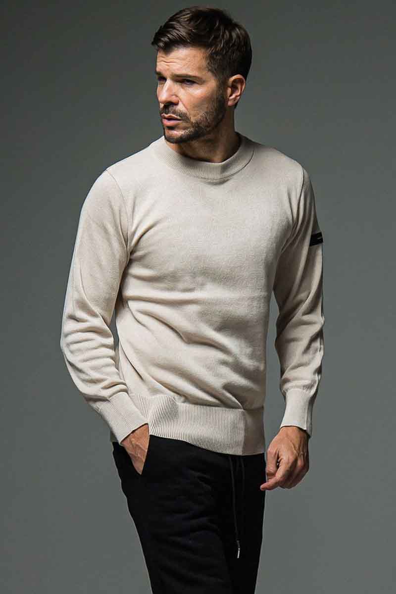 大売り出し商いもの 30%OFF 貨物輸送無料 トップス RESOUND CLOTHING リサウンドクロージング SILK KNT OVER LONG SLEAVE / ベージュ 返品取り替えっこ不可