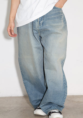 セール商品30%OFF 送料無料 ボトムス mindseeker マインドシーカー Buggy Denim Jeans / ブルー 返品交換不可｜Valuation share 20,213円