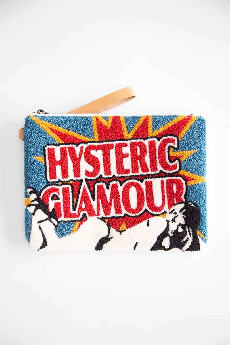 HYSTERIC GLAMOUR スタッズブック型ケース ロゴスタッズ フラグメントケース（財布）｜HYSTERIC GLAMOUR