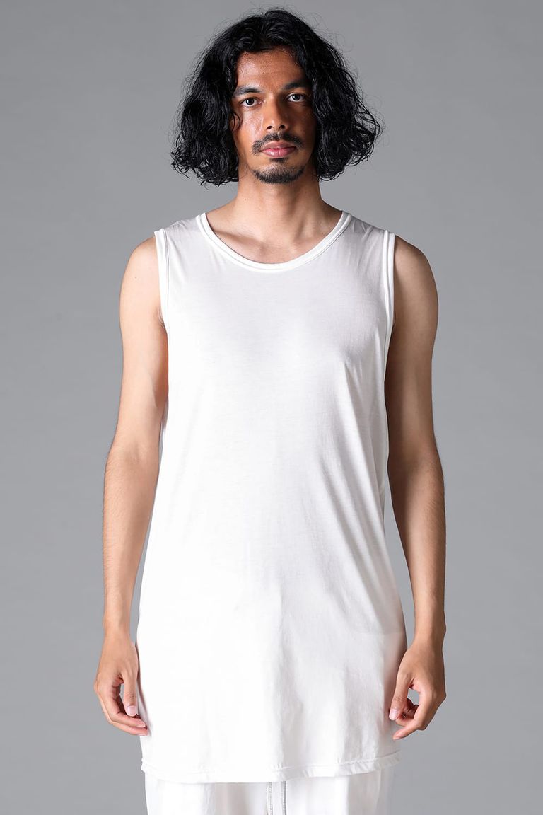 予約商品　送料無料 トップス A.F ARTEFACT エーエフ アーティファクト ロングタンクトップ / LONG TANK TOP / アイボリー / ag-6083-3 返品交換不可｜Valuation share