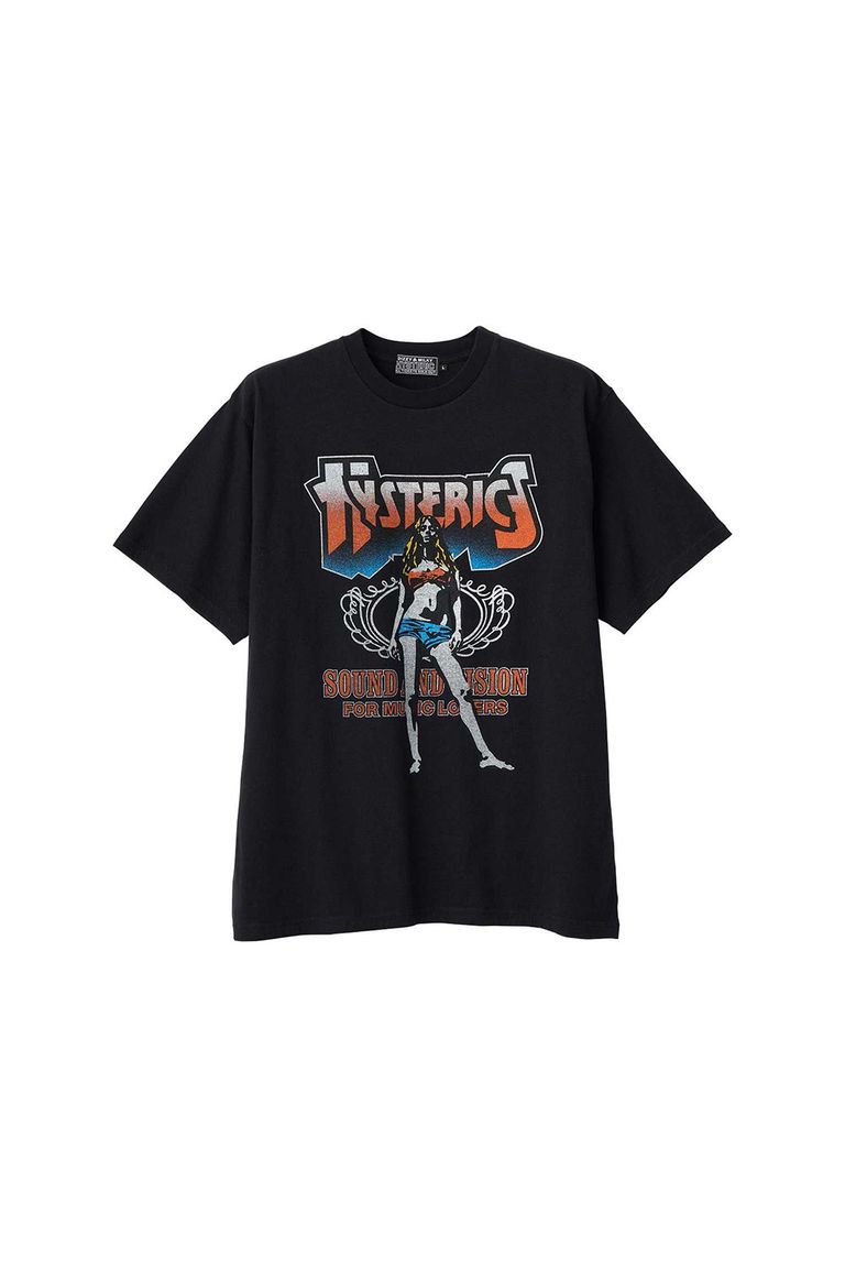送料無料 トップス HYSTERIC GLAMOUR ヒステリックグラマー BAD ASS MAMA TOUR Tシャツ / ブラック返品交換不可 10,868円