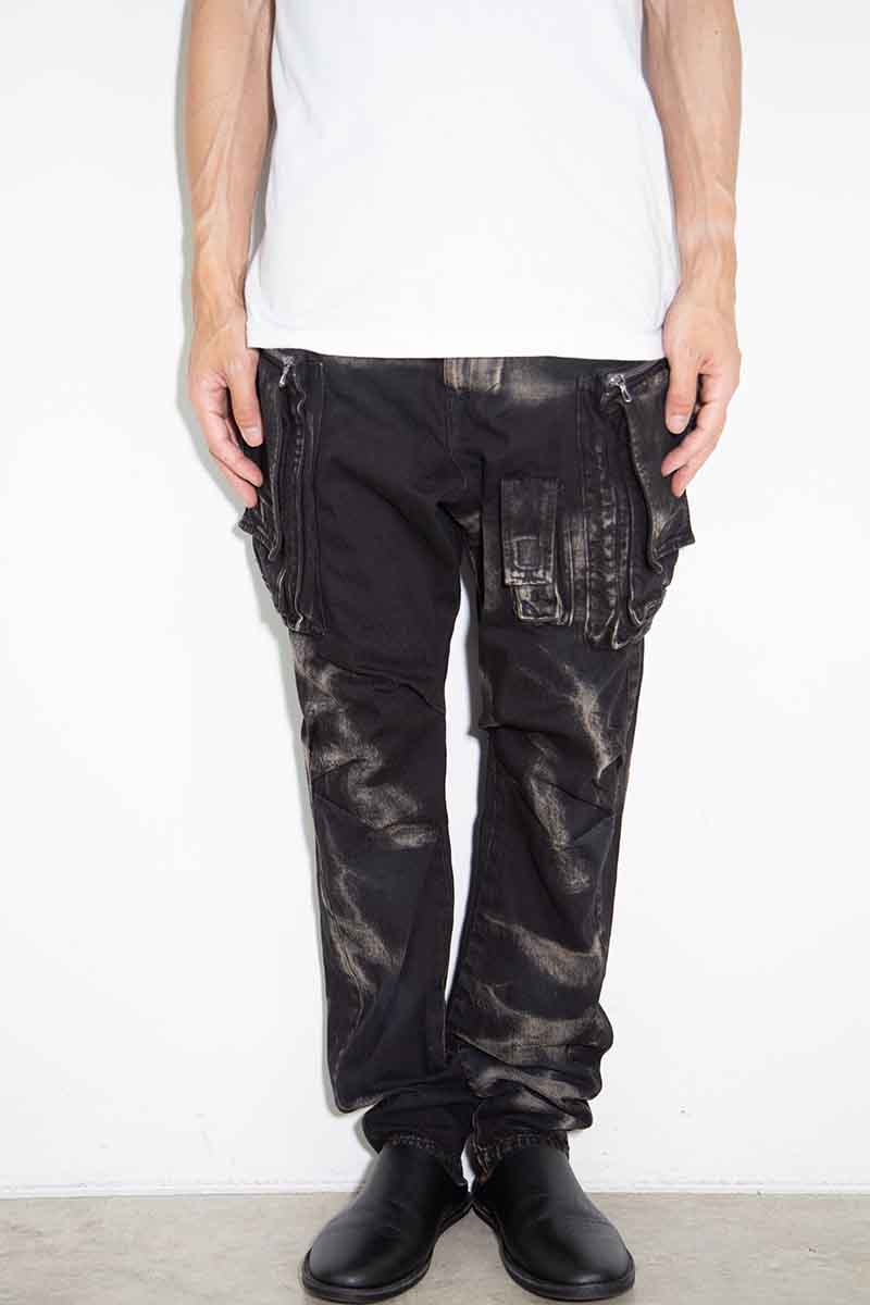 【特価】Julius　サルエルデニムパンツ　717PAM16-BK 特価】Julius サルエルデニムパンツ 717PAM16-BK JULIUS（ユリウス）の