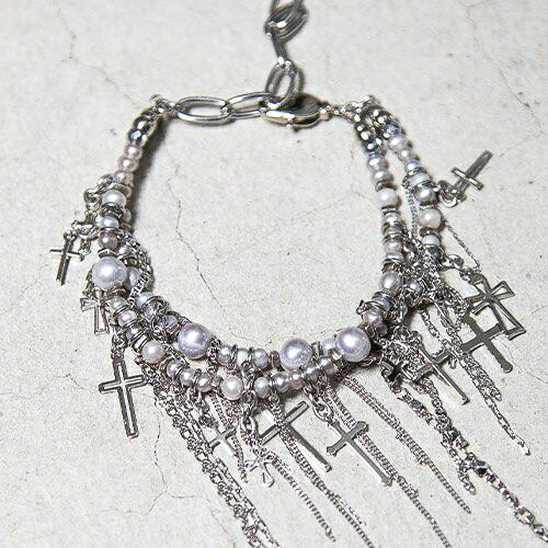 添え物 gunda ガンダ 貨物輸送無料 ジャンクヘブン パール 腕輪 / JUNK HEAVEN PEARL BRACELET返品取り替えっこ不可