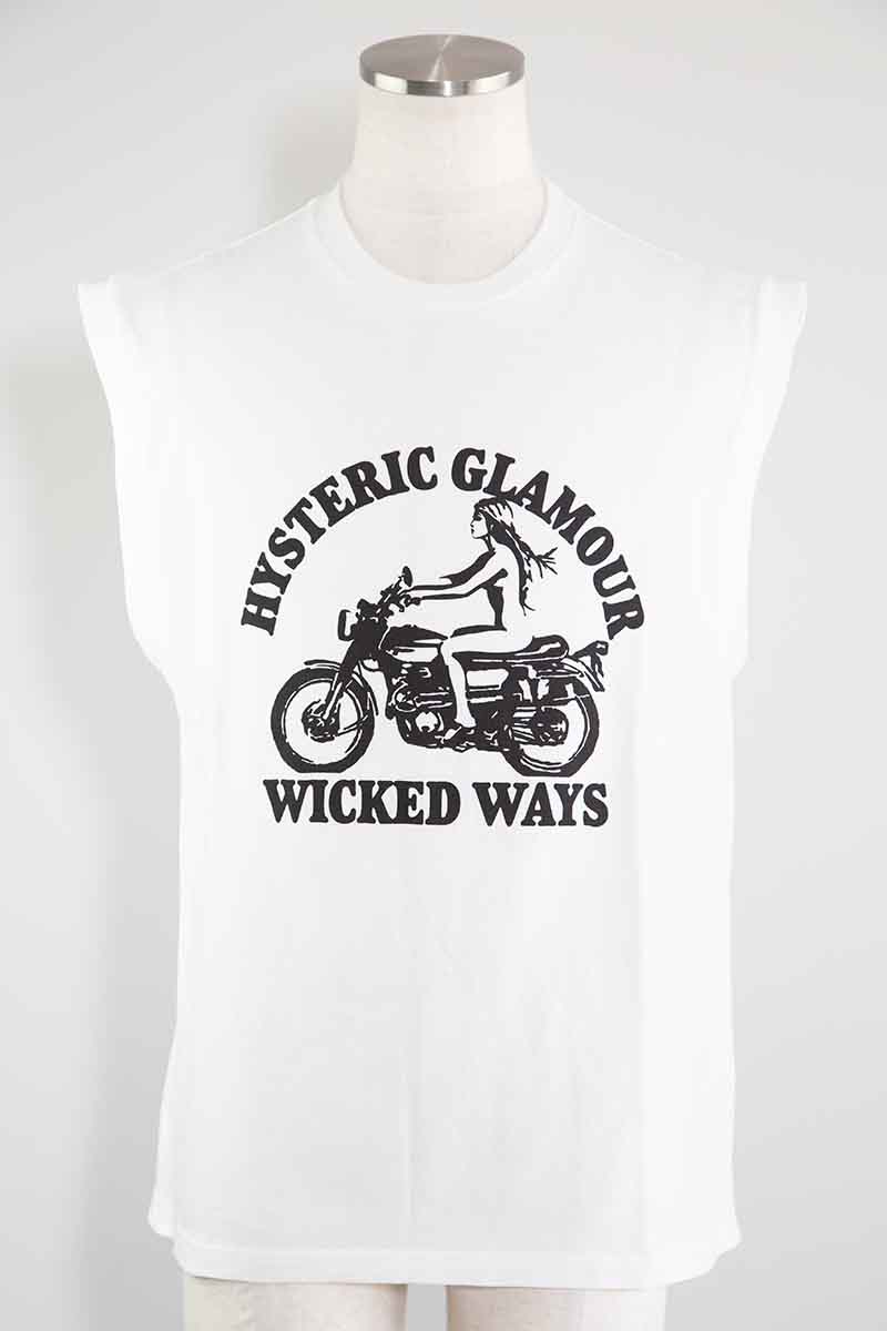 新品　ヒステリックグラマー　ノースリーブTシャツ HYSTERIC GLAMOUR｜WICKED WAYS ノースリーブTシャツ | Rakuten