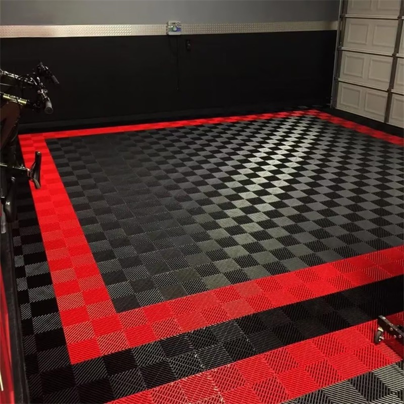 【楽天市場】ガレージタイル ガレージマット ガレージ 20枚セット 耐荷重10トン 車 バイク 駐車場 屋外 屋内 組立簡単 取り外し お