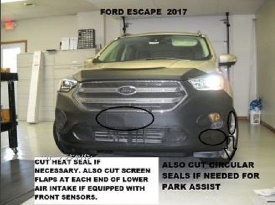 フルブラ　Lebra社製 2017年 フォード　FORD エスケープ　　フロントマスク /ボンネットカバー