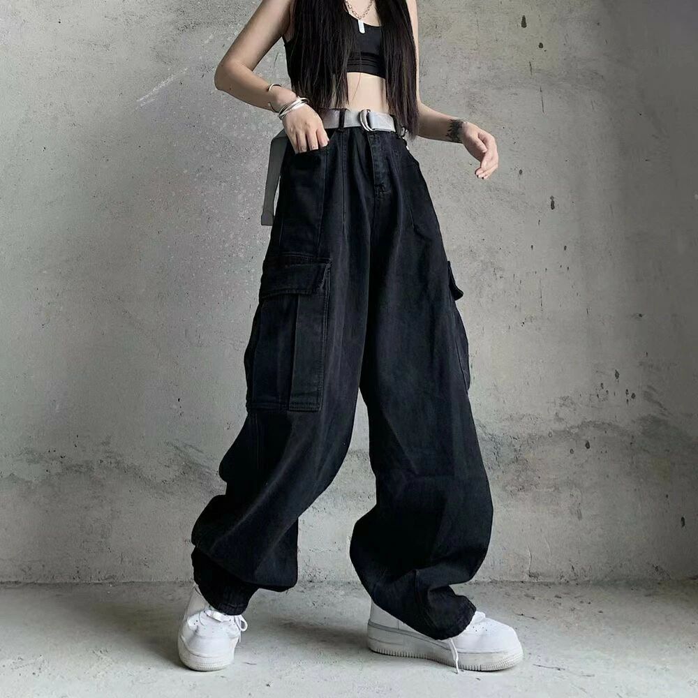 パンツ デニムパンツ ジーンズ デニム ワークパンツ 冬 大きいサイズ ダボダボ Gパンレディー