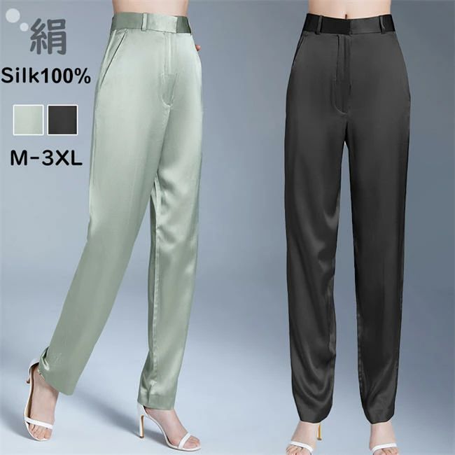 地絹 6A級 ロング 当たること冷感 薄っぺら silk 絹 レディース 夏用 心地よい 大層らしい大きさ ゆったり 冷やりとした 涼感 春 夏 パステル色の 長