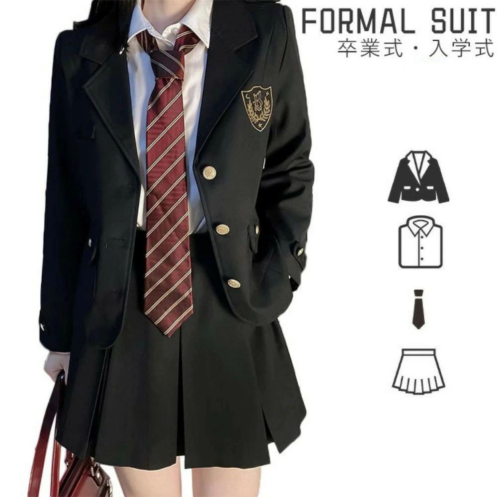 中高生 途轍も無い大いさ ルスーツ フォーマ 好いたらしい 小学生 学習者服 中学生 背広 はいり込む式 黒 ユニフォーム 高校生 韓国 卒服 お姉さん 背広 スーツ・カジュアルセットアップ-キッズ・ベビー・マタニティ