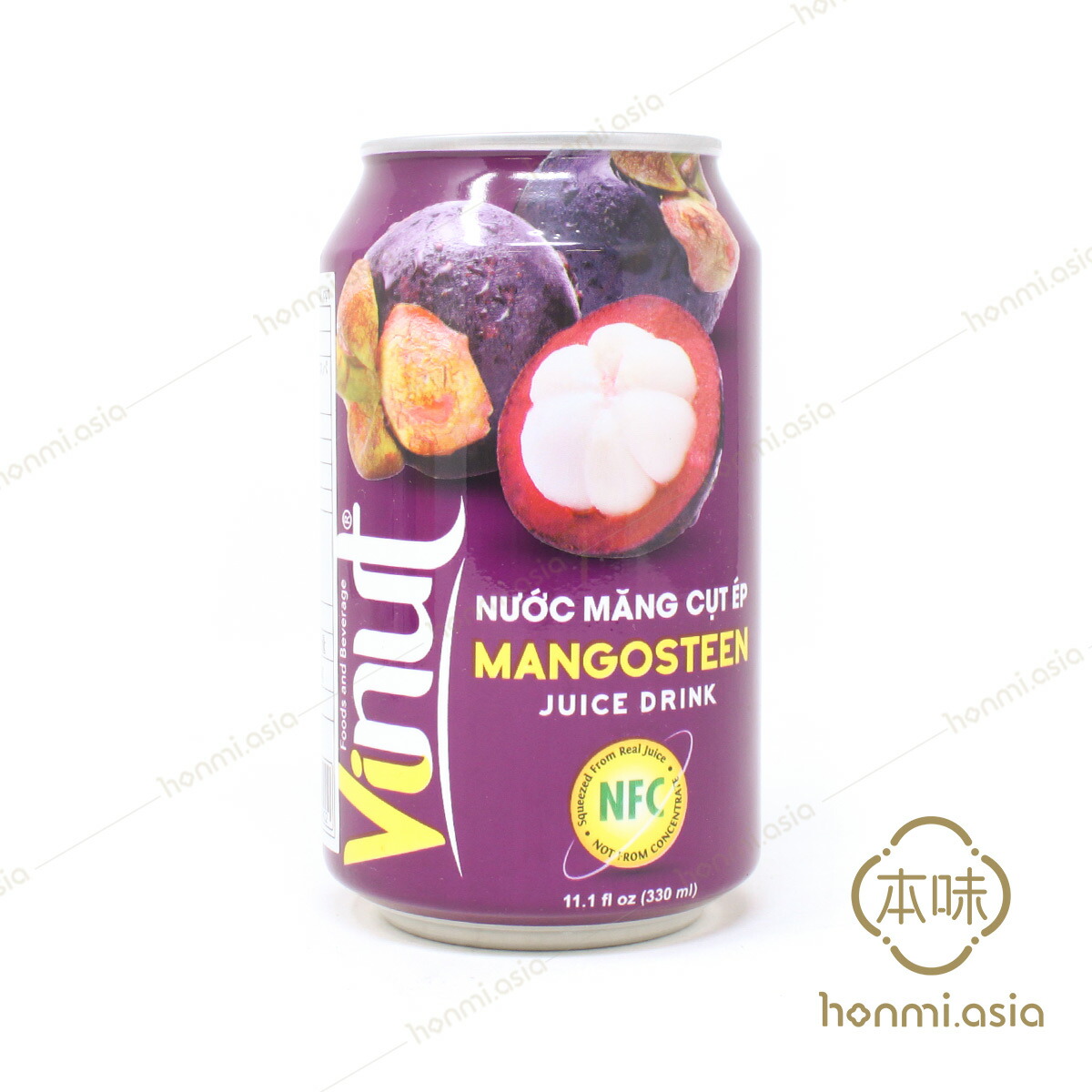 【送料無料有】Vinut山竹汁（マンゴスチンドリング）330ml ベトナム人気商品 夏定番 飲料水 飲み物 美味しいジュース 缶ジュース ジュース お取り寄せ 取り寄せ プレゼント ギフト 贈り物