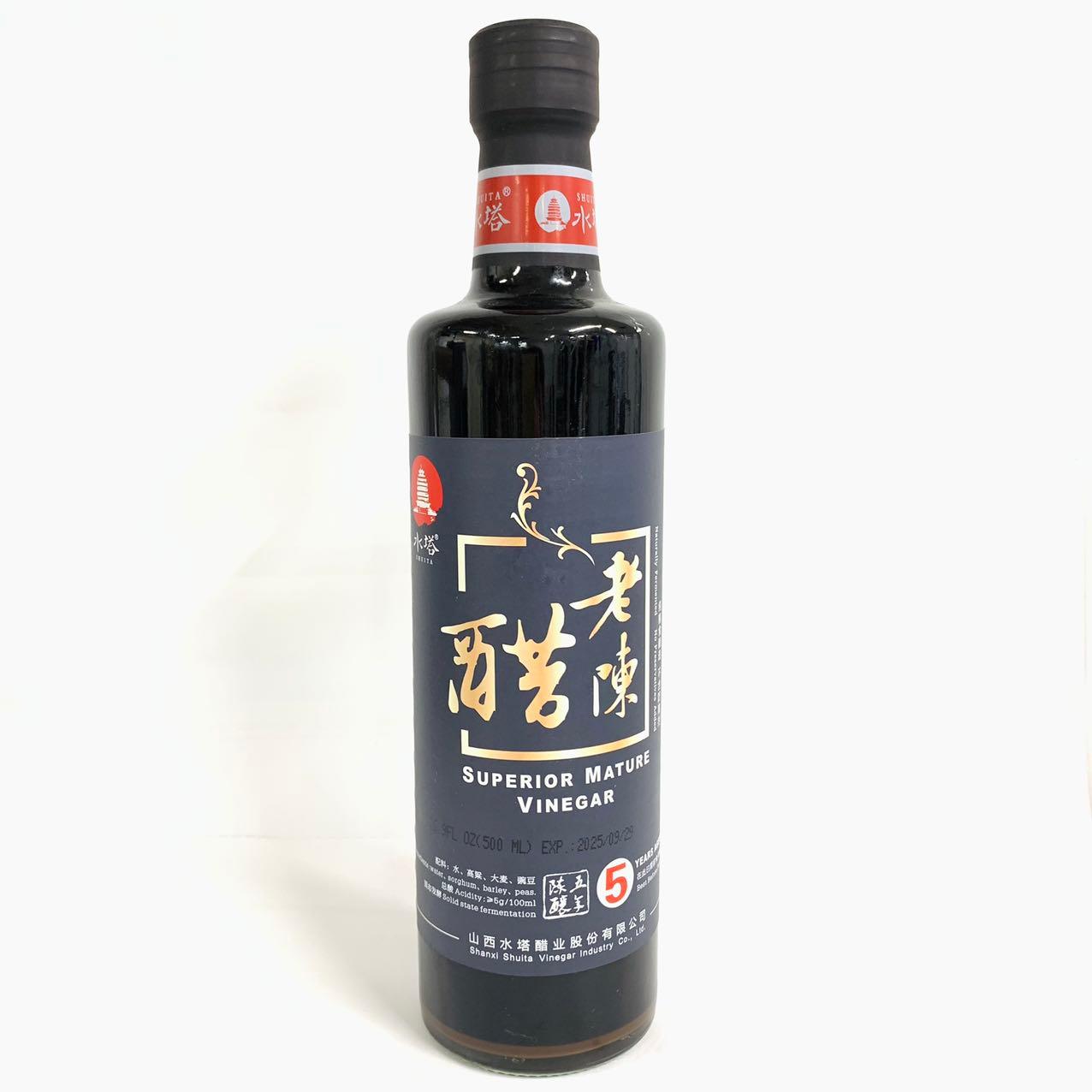 楽天市場】【常温便】山西老陳酢5年熟成／山西水塔牌老陳醋5年陳醸