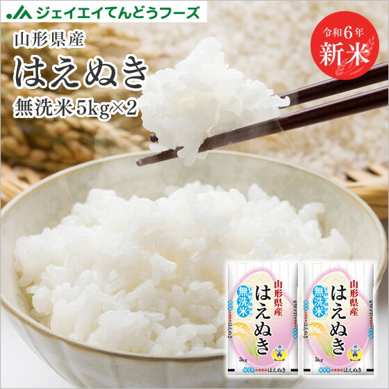 楽天市場】無洗米 令和5年産 山形県産米 はえぬき 20kg(5kg×4) ※一部地域は別途送料追加 rhm2005 : てんどうフーズうまいもの通販