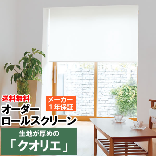 ◆◆貨物輸送無料 ロールスクリーン 購入注文 「クオリエ」 厚め出どころのお買い得購入注文 巾(幅)181～200cm×高さ(丈)91～180糎 ロールカーテン 立川機工毛皮高座 FIRSTAGE 【同梱不可商いもの】