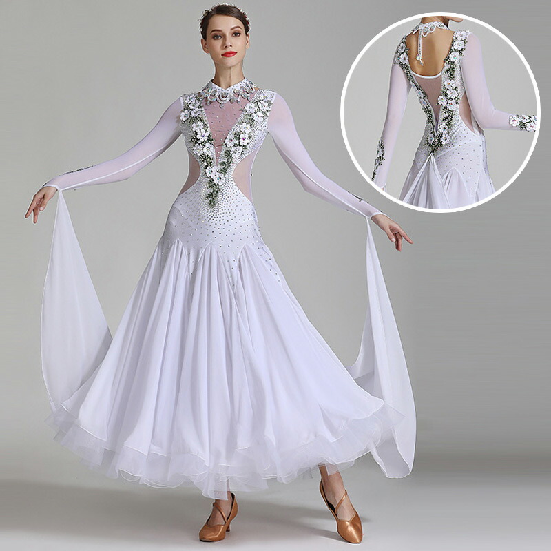 楽天市場】社交ダンス ドレス スタンダード モダン デモ ダンス