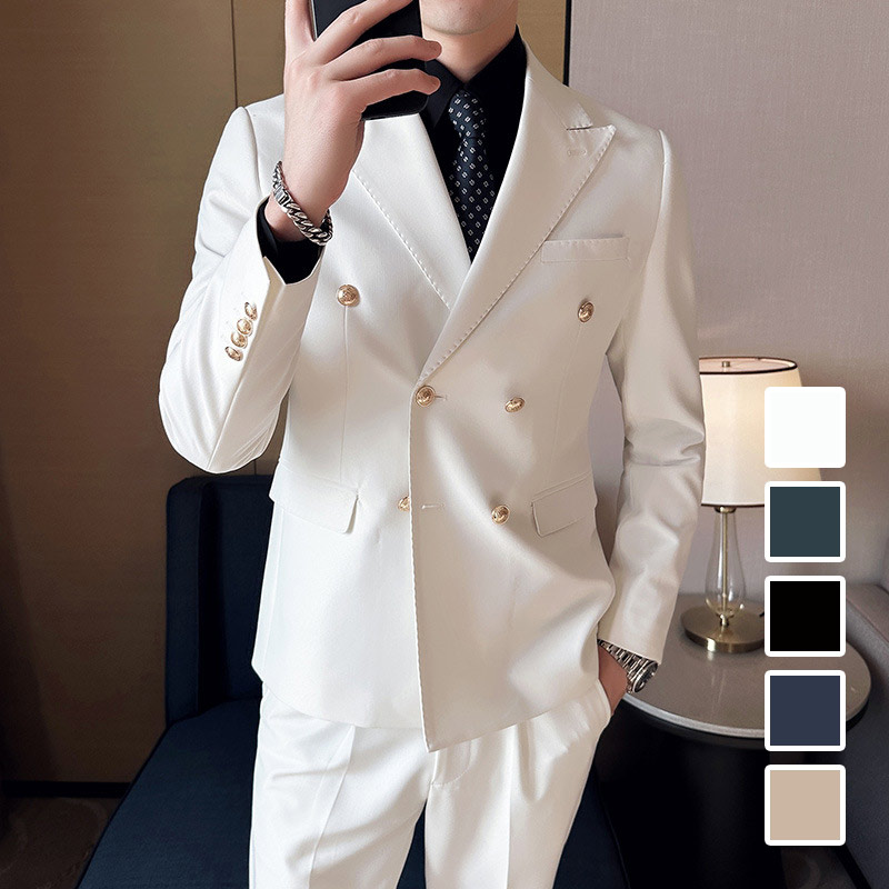 楽天市場】ダブルスーツ フォーマルスーツ 背広 面接 スーツセット