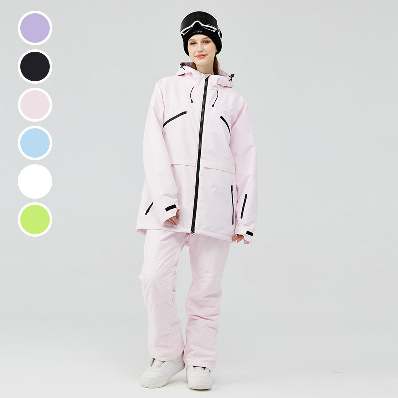 スキーウエア　ピンク上下 スキーウェア 上下セット レディース メンズ スノーボードウェア