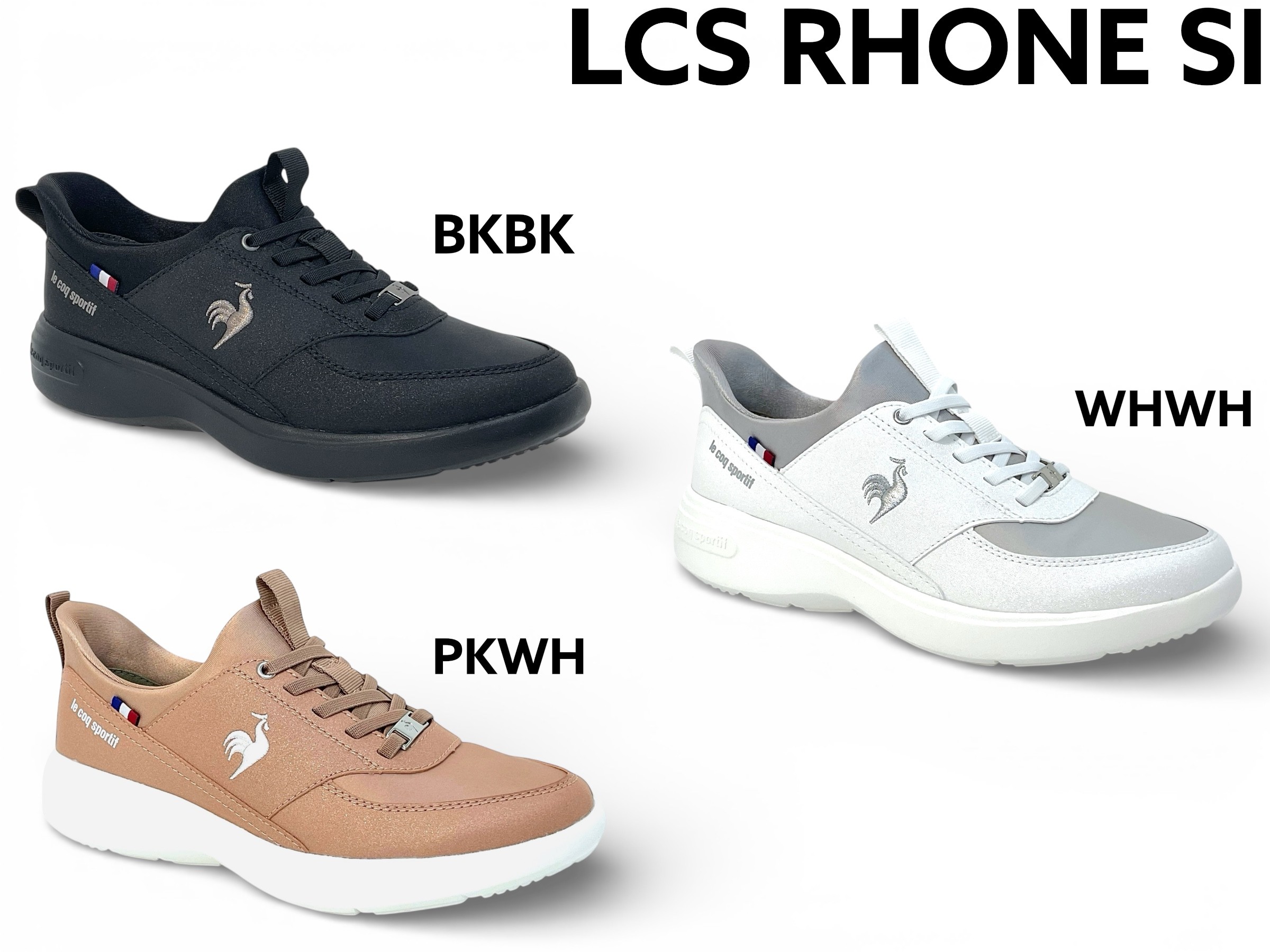 ルコックスポルティフ スニーカー ローヌ SI 芳根京子着付ける真似形 LCS RHONE SI レディース 中敷き消臭 軽さ心積もり 曲がり目性 lecoqsportif  LU6SSN00LZ にわとり お商行為 商行為用 事務室 通いスニーカー 3.5珊踵 3E好いかげんに 低手向かいインソール 決まり取りまわし店 スニーカー-靴-レディース靴