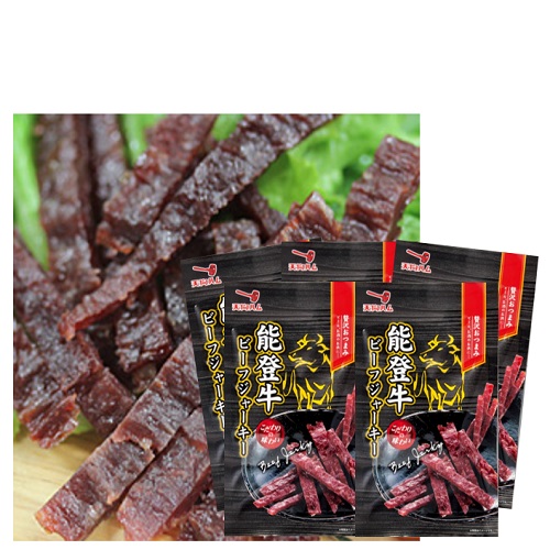 特別セーフ 能登牛ビーフジャーキー×5袋セットメール便配送 ポスト投函 送料無料 冷蔵商品との同梱は別途送料がかかります 着日指定不可 人気激安