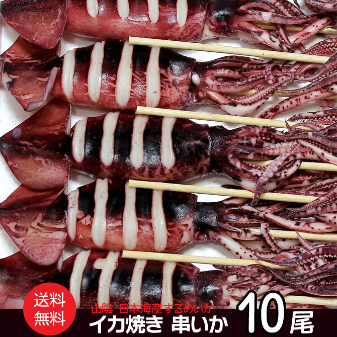 18 Off 送料無料 人気 国産するめいか 串いか イカ姿焼き イカ焼き ボイル 冷凍 山陰 日本海 兵庫県産 10尾入り Toyama Nozai Co Jp