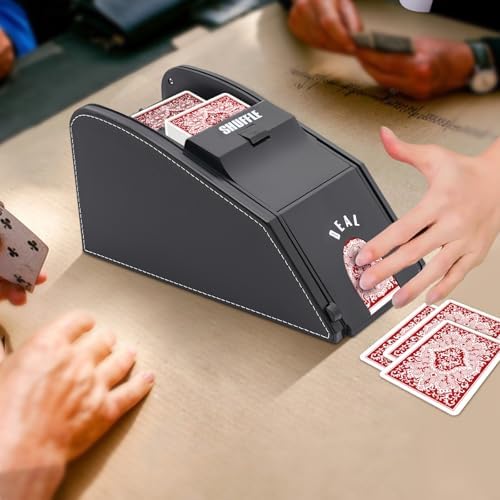 自動カードディーラー、使いやすく、手を解放して時間を節約、カードのシャッフルとディール用の電気シャッフルマシン 洗髪とカードシャッフルが1台になった自動カードシャッフル機｜天神橋セレクト