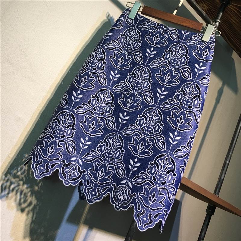 レース タイト スカート レディース 個性的 春 夏 ひざ下 ミモレ丈 お尻カバー マーメイド ハイウエスト カラバリあり ホワイト ネイビー 秋カラー 春カラー 柄あり サイズ豊富 S M L XL 薄手 オフィス パーティー イベント ホテル レストラン