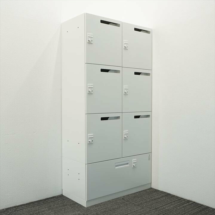 コクヨ エディア ダイヤル式6人用モバイルロッカー H1810 中古|オフィス家具の天下一 店