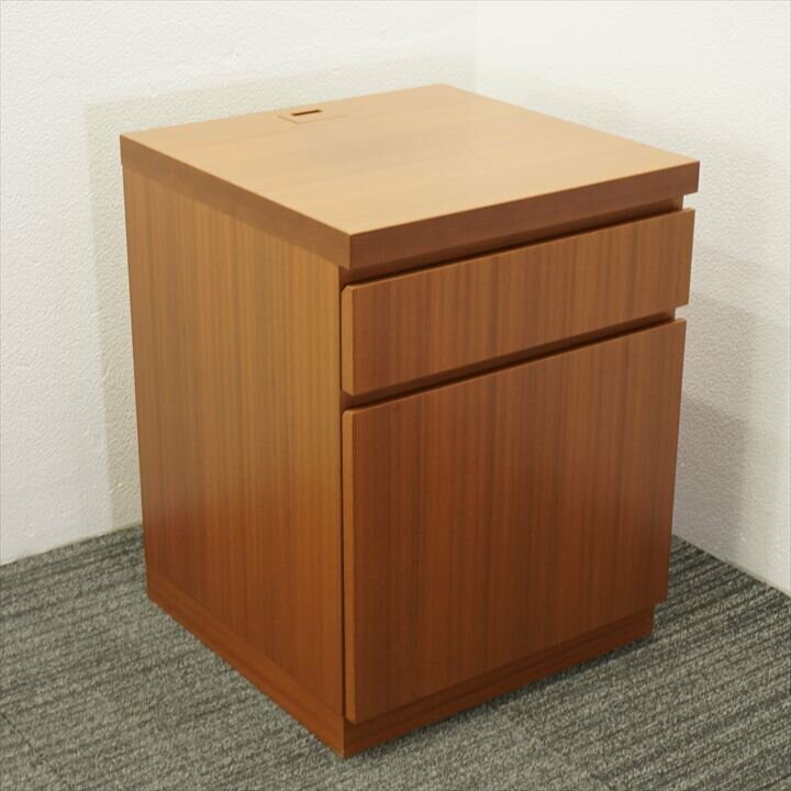 楽天市場】【中古】カリモク ファックス台 コンセント付 電話台 木製