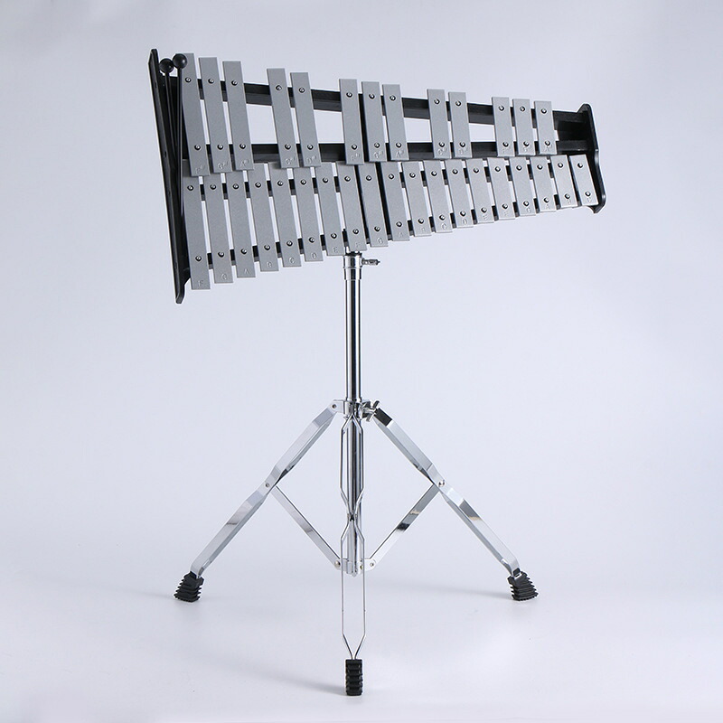 グロッケン 鉄琴 グロッケンシュピール 32音 音楽打楽器 折りたたみスタンド ポータブル 収納ケース付き|天海雑貨屋