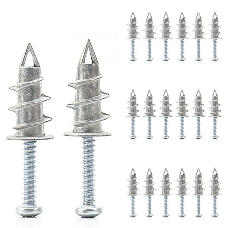 楽天市場】アンカー 乾式壁 アンカー ボード ネジ付き 石膏ボード用