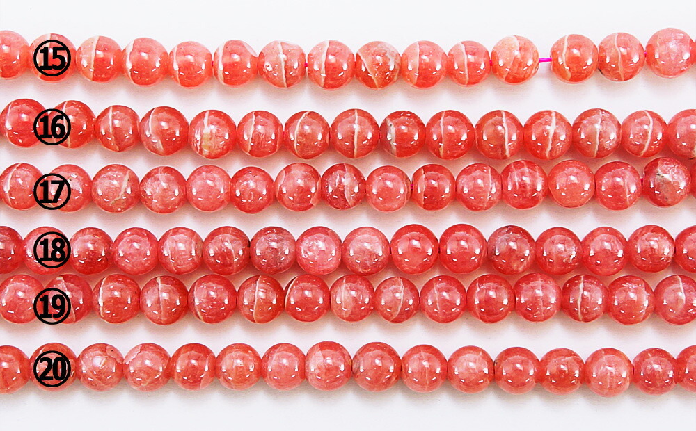 トレフォイル 3A級 インカローズ 粒売り φ15mm ハンドメイド ...