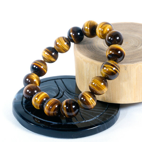 楽天市場】【タイムセール】 5A級 イエロータイガーアイ14mm