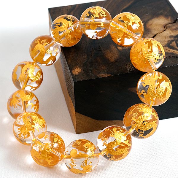 楽天市場】【ポイント20倍】 4月誕生石 運勢開闢 手彫り 藍龍 水晶