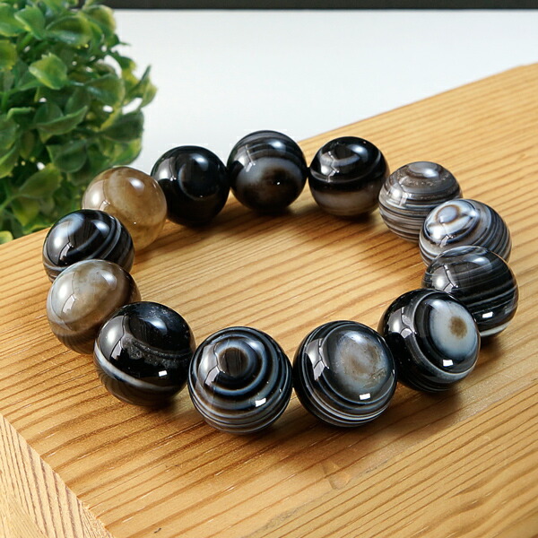 楽天市場】天眼石18mm ブレスレット 天然石 パワーストーン 天眼石