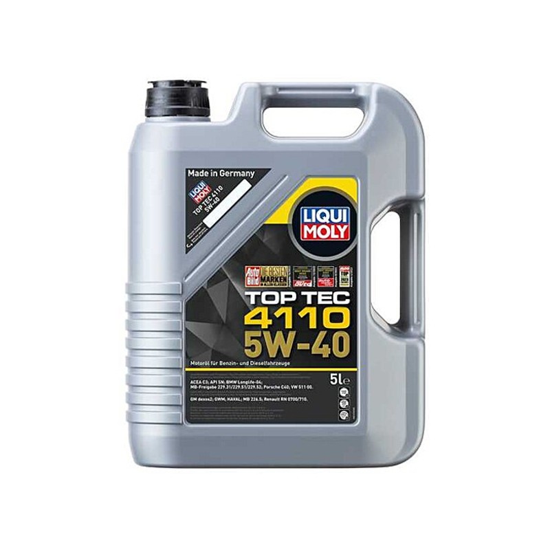 21479 LIQUIMOLY(リキモリ) トップテック4110 5W40 5L エンジンオイル TOPTEC4110 ガソリン・ディーゼル兼用|てんこ盛り!