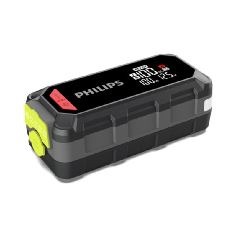 JS7310X1 フィリップス ジャンプスターター 12V車用 最大電流1100A 大容量バッテリー 収納バッグ付 Philips
