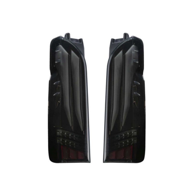 TT200HUL-SB-1 ヴァレンティ ジュエルLEDテールランプ ULTRA λ(ラムダ）ライトスモーク/ブラッククローム Ｈ16.8～ トヨタ 200系ハイエース