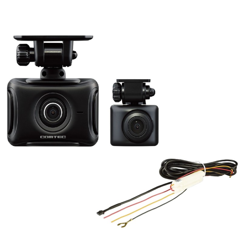 COMTEC ZDR027 ドラレコ＋HDROP-014駐車監視線 コムテック ZDR027+