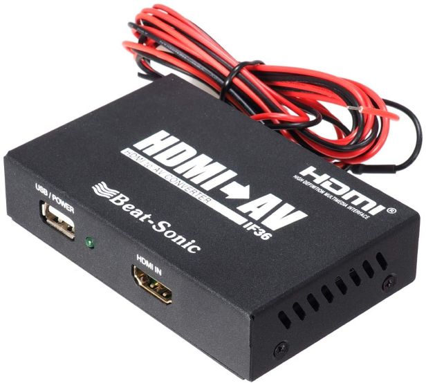 独創的 カーナビアクセサリー Rca変換 Beat Sonic インターフェースアダプター 映像音声変換 Hdmi Rca スマートフォン用 ビートソニック If36 Zambettis Com