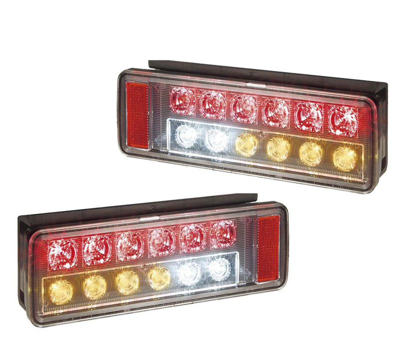 LEDRCL-24RKE/LKE 左右セット LEDリアコンビネーションランプ 小型 小糸製作所 ハザード省電力使用 Koito エルフ タイタン Bタイプ バックブザー無し
