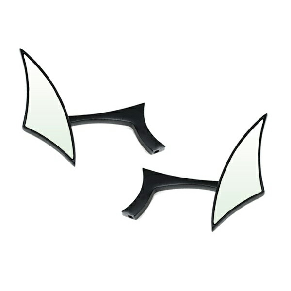 カスタムミラー KSR50 ゼファー750 1100 10mm 8mm正ネジ 左右セット