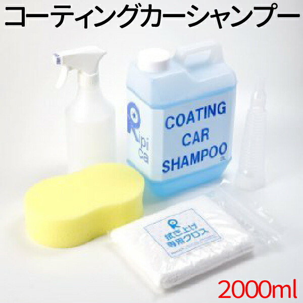 買い誠実 シャンプー コーティングがこれ1本で カーシャンプー 業務用 2L 撥水 洗車 車 コーティング剤 ガラス 系 コーティング 剤  ガラスコート ガラスクリーナー リピカ 洗車用品 送料無料 fucoa.cl