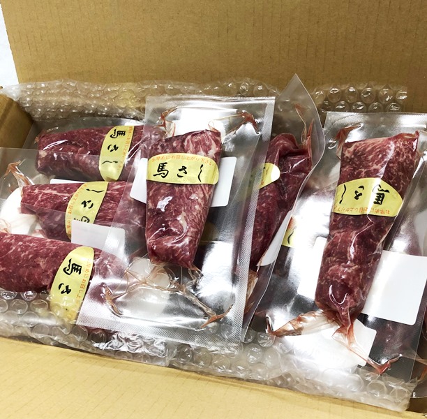 1人前パック　中霜降り馬刺し【業務用１ｋｇ】