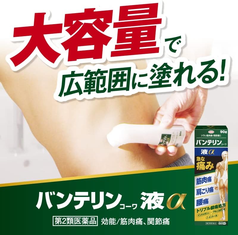 【第2類医薬品】興和 バンテリンコーワ液 90g 肩こり