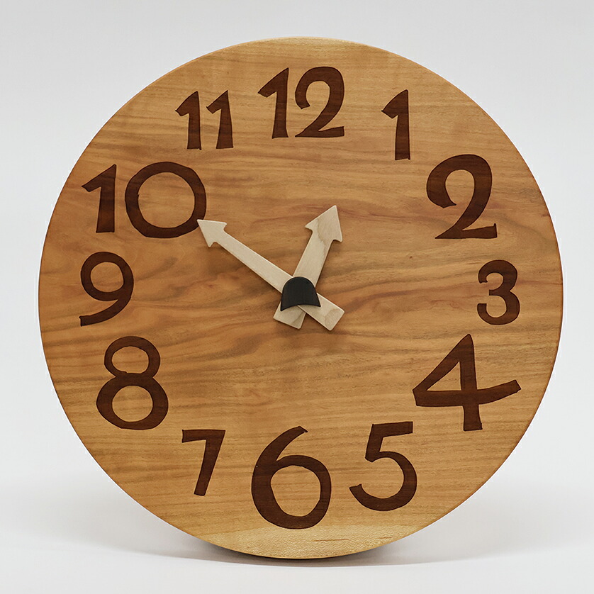 木の時計 デッカ DECCA 桜（さくら） クォーツ clock-d-18-sakura