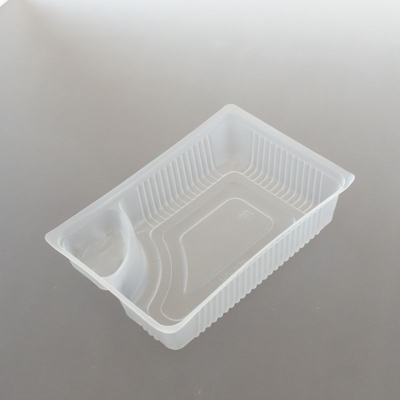 プラスチック製 2つ仕切り容器 600枚 プラスチック製 2つ仕切り容器 600枚