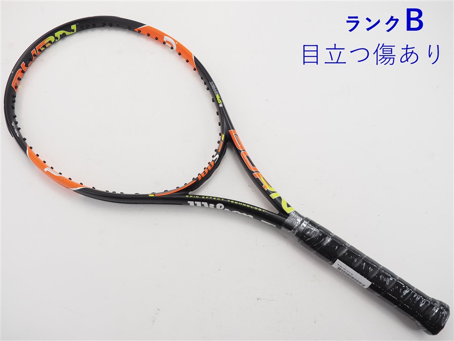 【中古】ウィルソン バーン 100エス 2015年模範例WILSON BURN 100S 2015(G2)【中古 庭球櫂】