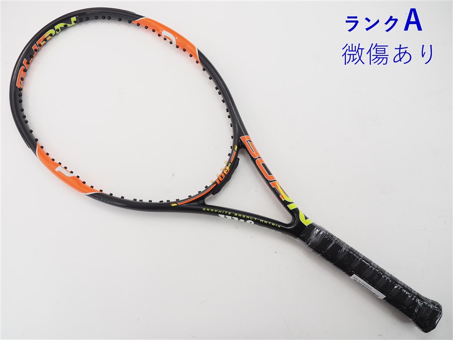 【中古】ウィルソン バーン 100 野球クラブ 2016年青写真WILSON BURN 100 TEAM 2016(G2)【中古 庭球櫂】硬式 櫂 中古櫂 硬式庭球櫂 庭球 読み合わせる
